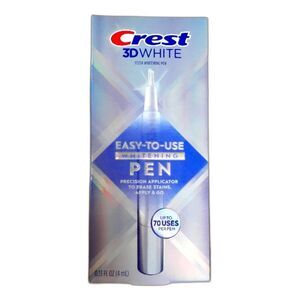 Crest 3D White teeth Whitening Pen up to 70 uses new in box tooth stain eraser
